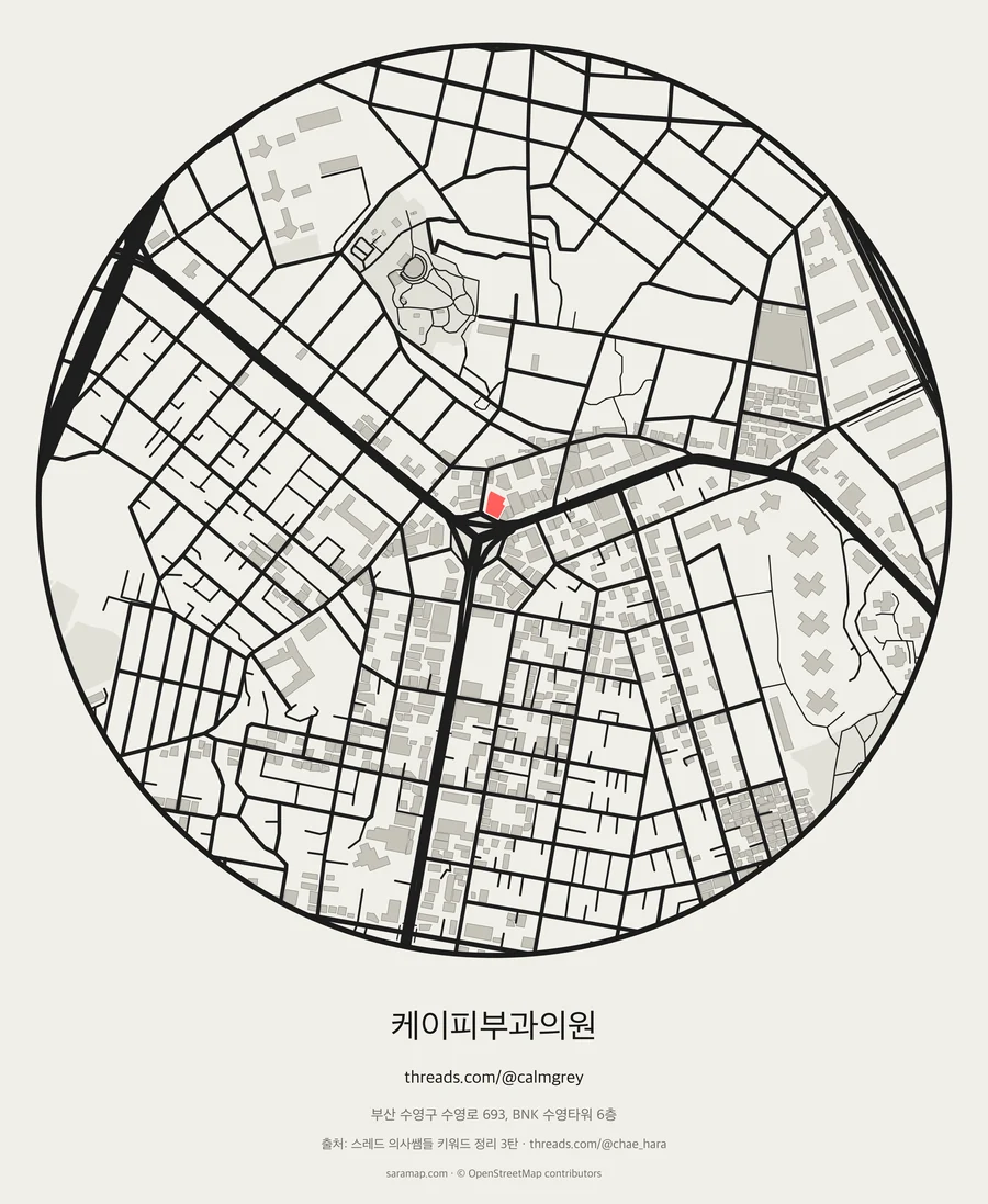 케이피부과의원 지도 카드