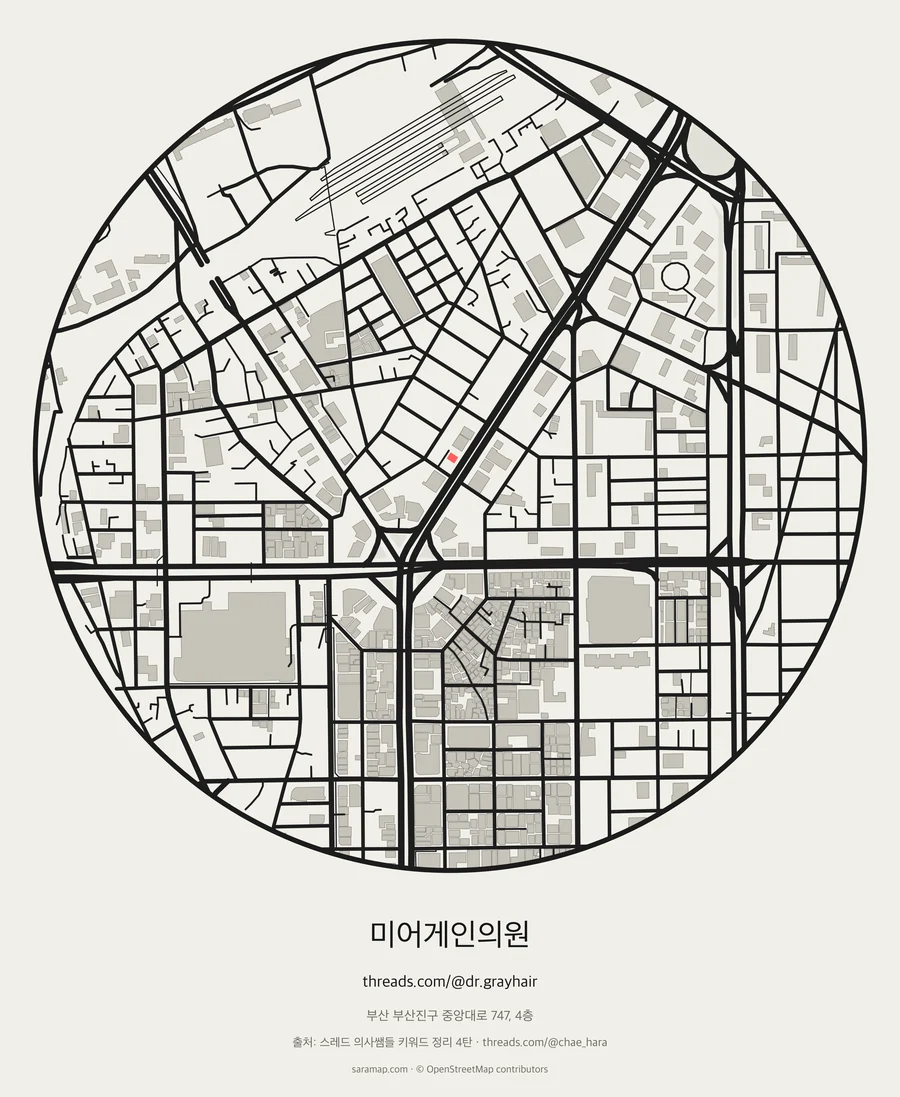 미어게인의원 지도 카드