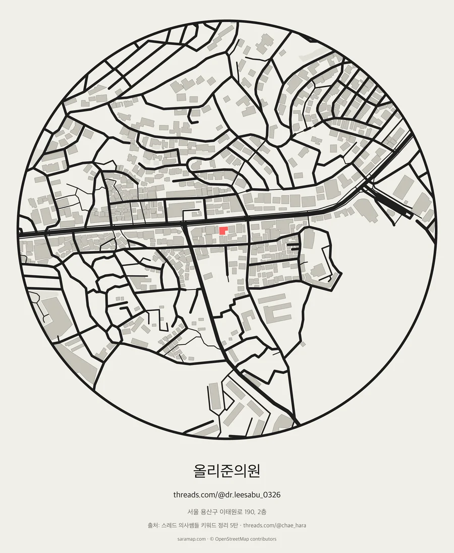 올리준의원 지도 카드