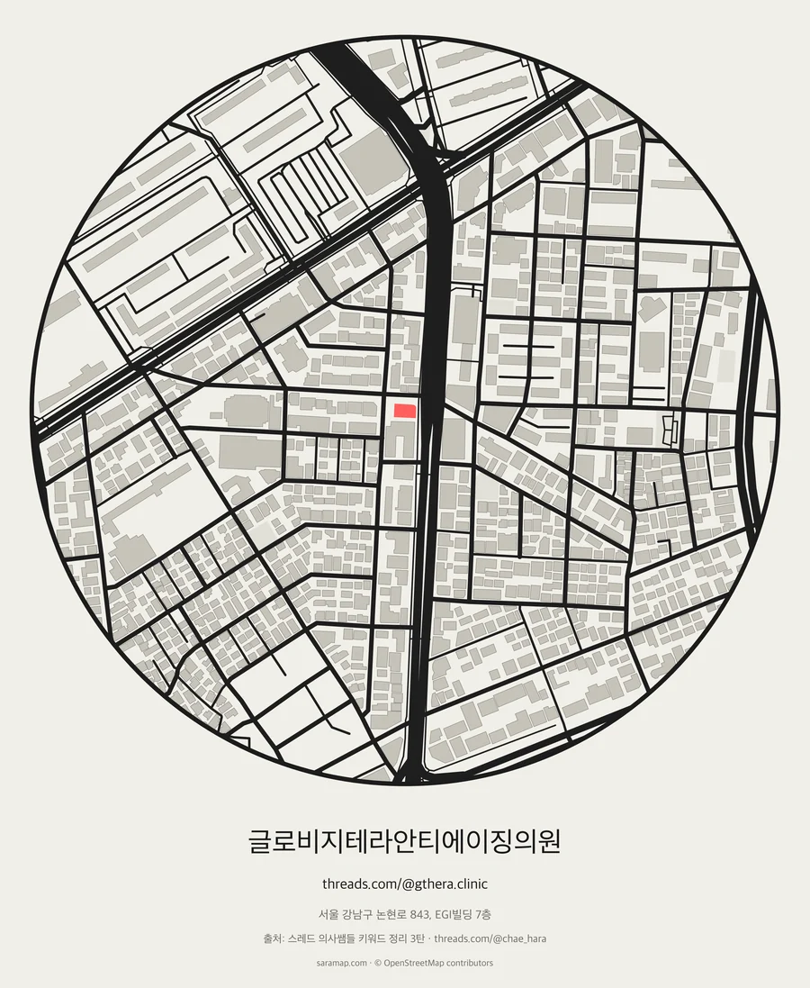 글로비지테라안티에이징의원 지도 카드