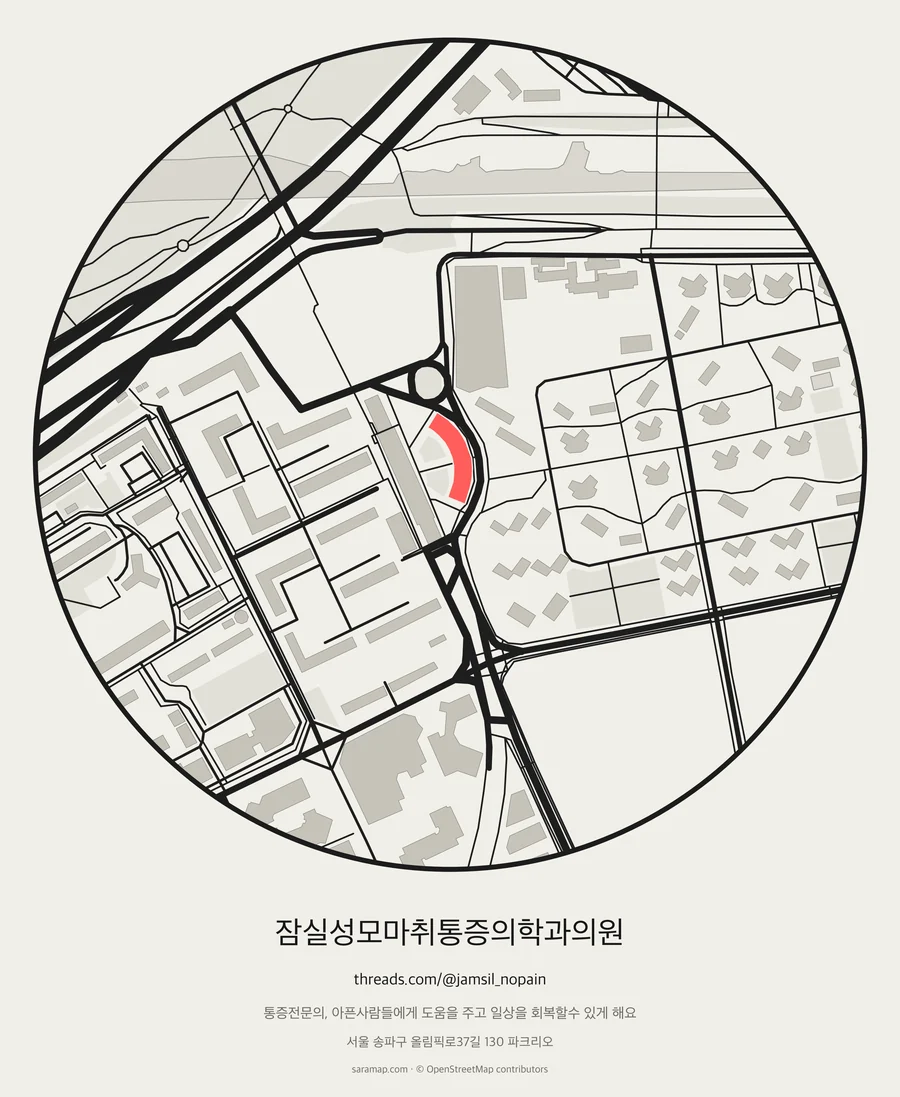 잠실성모마취통증의학과의원 지도 카드