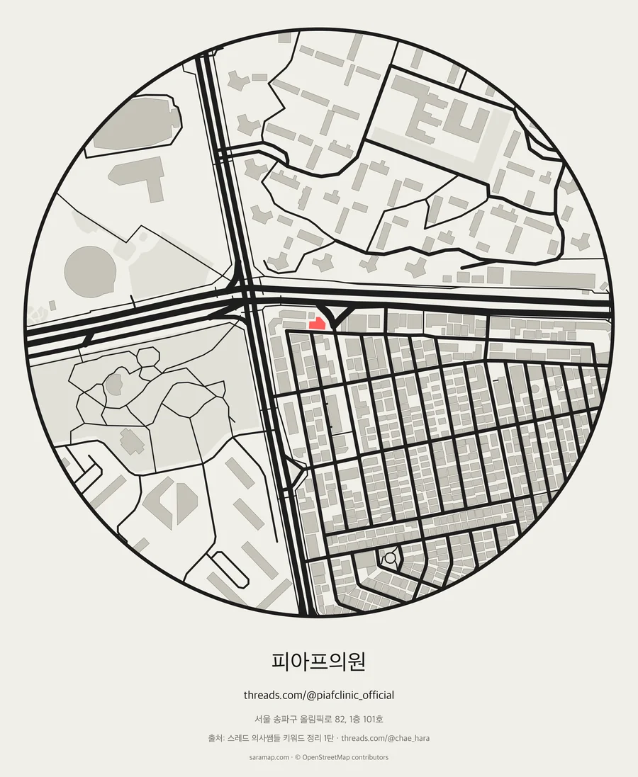 피아프의원 지도 카드
