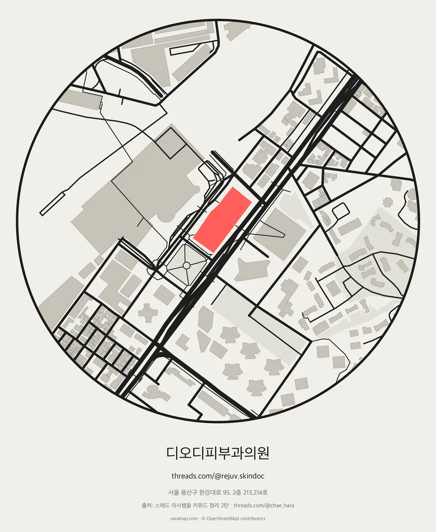 디오디피부과의원 지도 카드